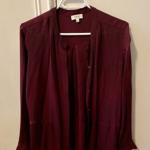Aritzia silk shirt